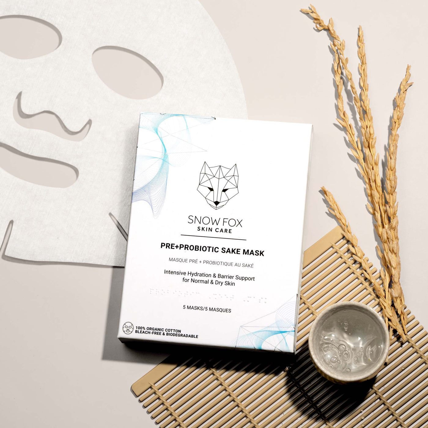 Pre+Probiotic Sake Mask